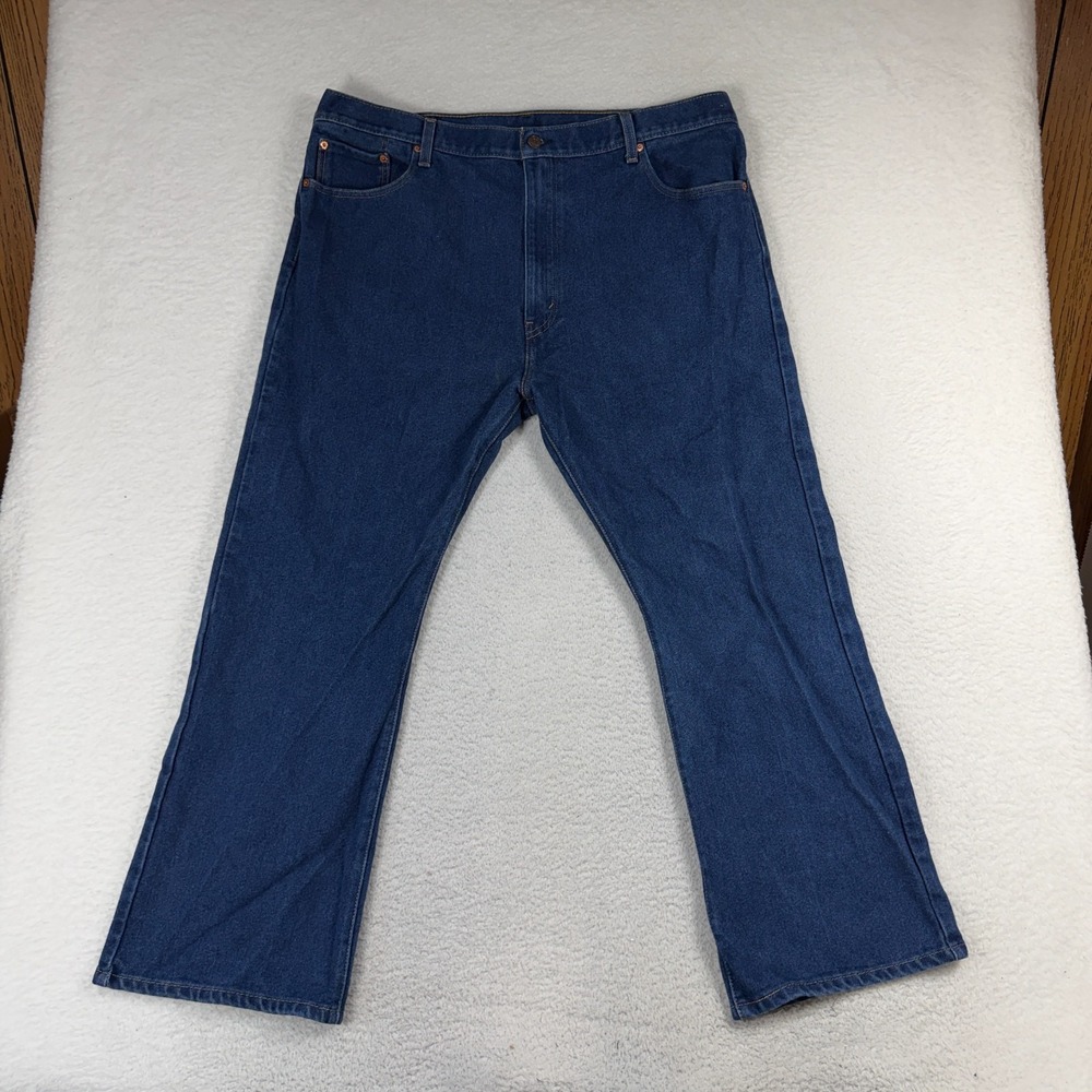 Levis 517 Jeans Mens 44x30 (Fits 42x29) Blue Denim Bootcut Western 100% Cotton
